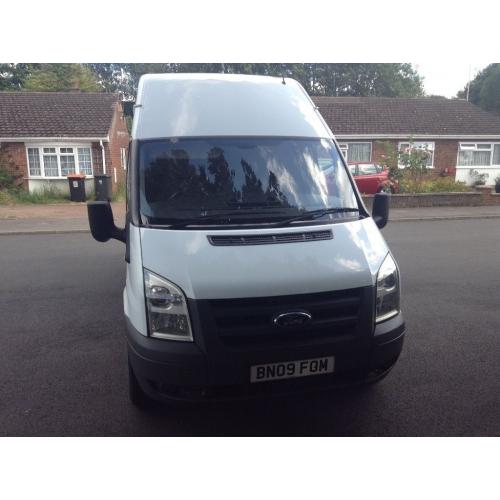 Ford transit lwb high roof 2009/09 1 full years mot
