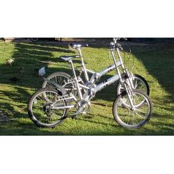 Folding Bicycles x 2
