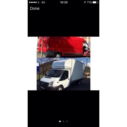 24-7 Big Van & Man Hire for moving House, Clearance,Office Removal