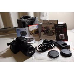 Canon 100D + 8GB Memory Card + Bag + Photozoom 5