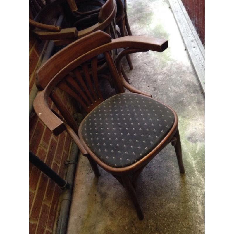 Wooden chairs