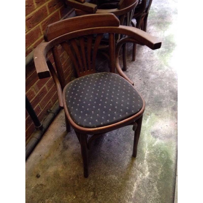 Wooden chairs
