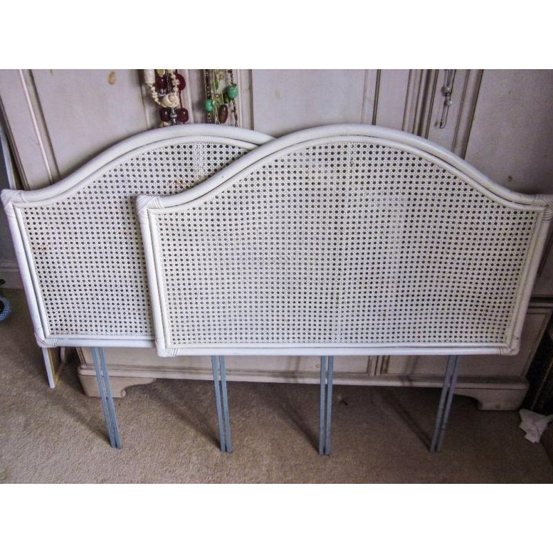 Vintage French Cane Single Headboard