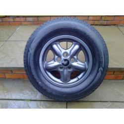 ALLOYS X 5 OF 16 INCH GENUINE DISCOVERY 2/RANGEROVER FULLY POWDERCOATED INA STUNNING ANTHRACITE NICE