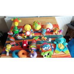 Bundle of baby soft toys