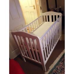 Mothercare Cot Bed + Mothercare Mattress