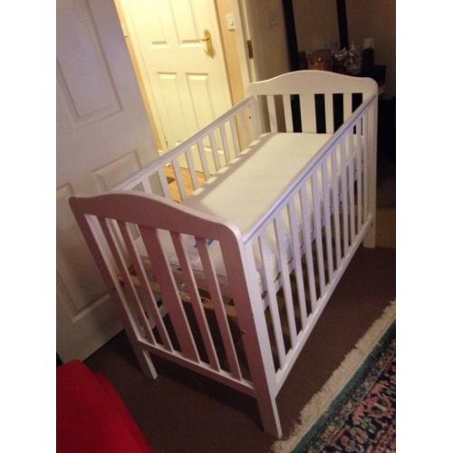 Mothercare Cot Bed + Mothercare Mattress