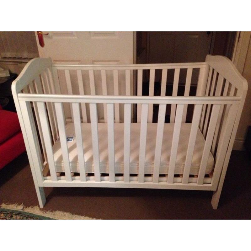 Mothercare Cot Bed + Mothercare Mattress