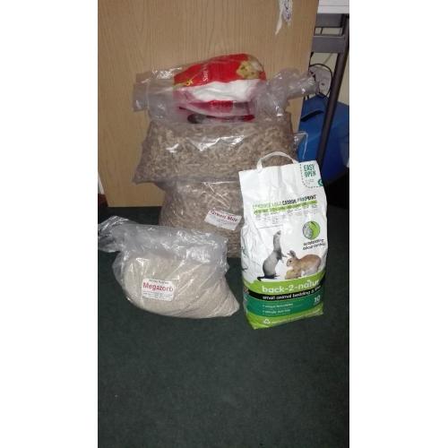 Free for collection - Selection of small animal bedding