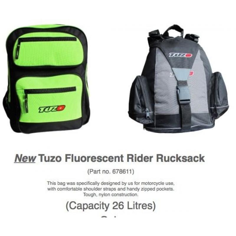 MOTORCYCLE /SCOOTER HAVERSACKS HI VIZ £19.99 AND BLACK/GEEY £25.99 AT KICKSTART BELFAST