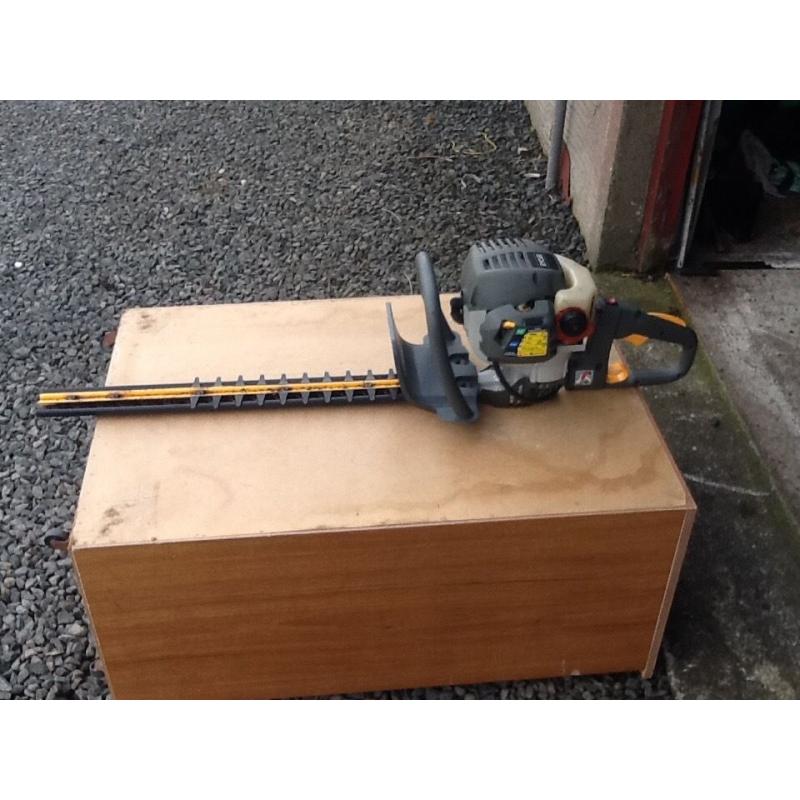 Hedgetrimmer petrol 60 cm double cutting blade swivel head