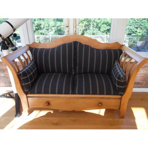 Antique Pine 2 Seat