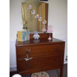 TWO DRAW DRESSING TABLE