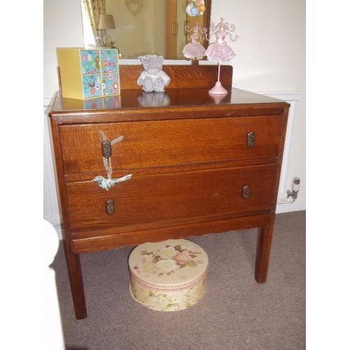 TWO DRAW DRESSING TABLE