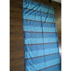 Two pairs of curtains,Teal, Good condition.