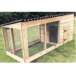 New dog kennel and run
