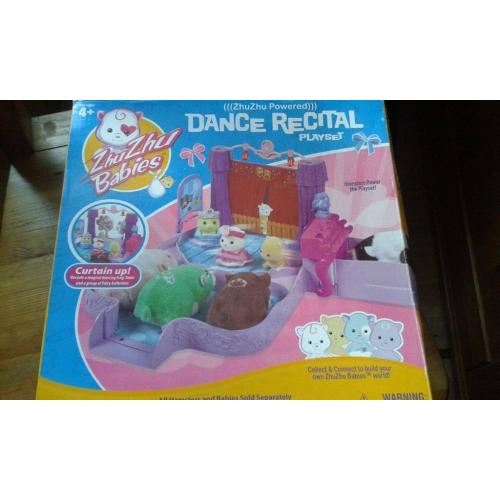 Zhu Zhu Babies Dance Recital playset. boxed, never used