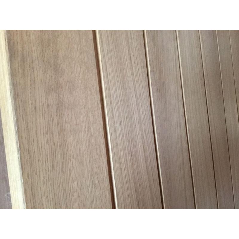 Solid oak interior door