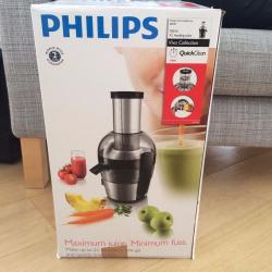 Brand New Philips HR1867/21 Viva Collection 700W Quick Clean Juicer