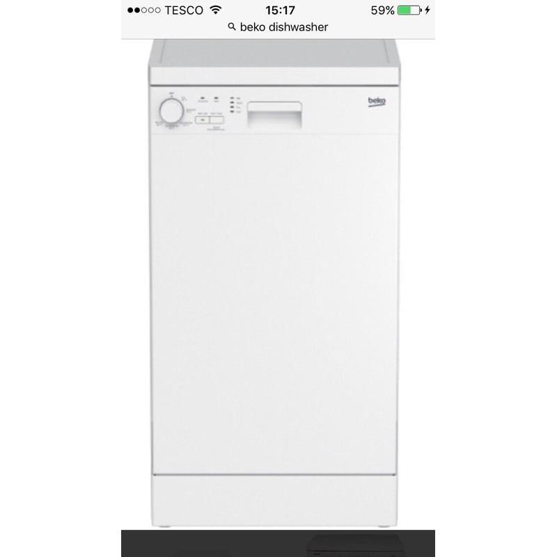 Brand new slimline dishwasher