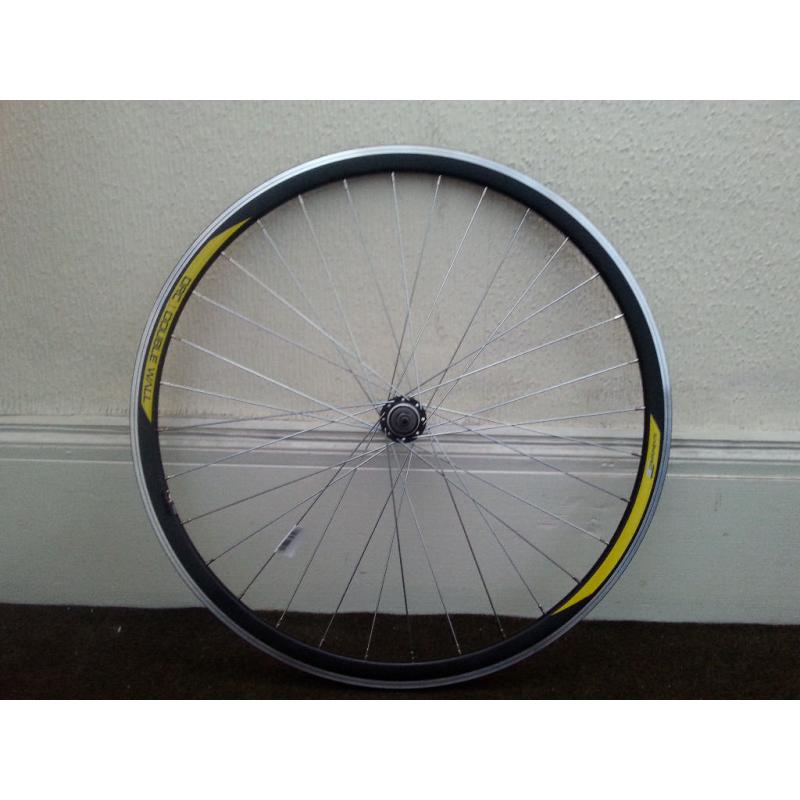 DRC QR 700c Road Bike Rear Wheel FreeWheel Alloy Double Wall