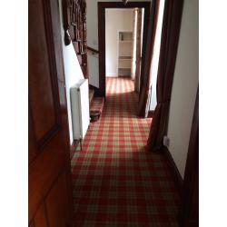Good Quality Tartan Carpets - 5 years old
