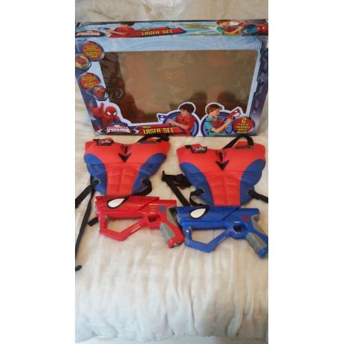 Spiderman Lazer Set