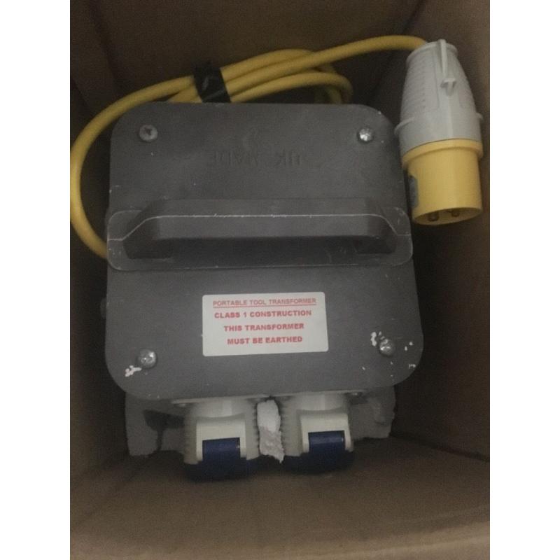 Defender 3.3kVA step up transformer 2x outlets never used