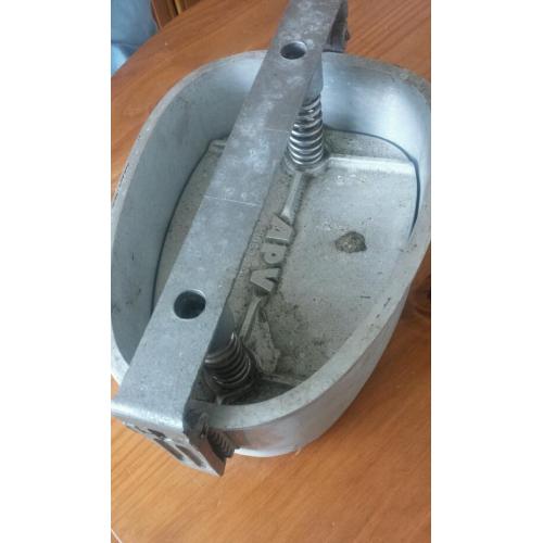 Old fashioned butcher's meat press