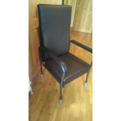 High backed chair