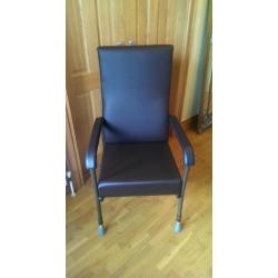 High backed chair