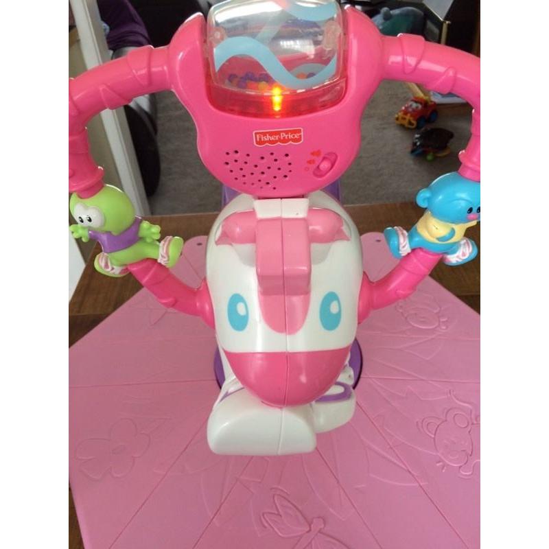 Jumping bouncing zebra (fisher price)