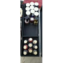 Assortment of nail varnishes including Nails Inc