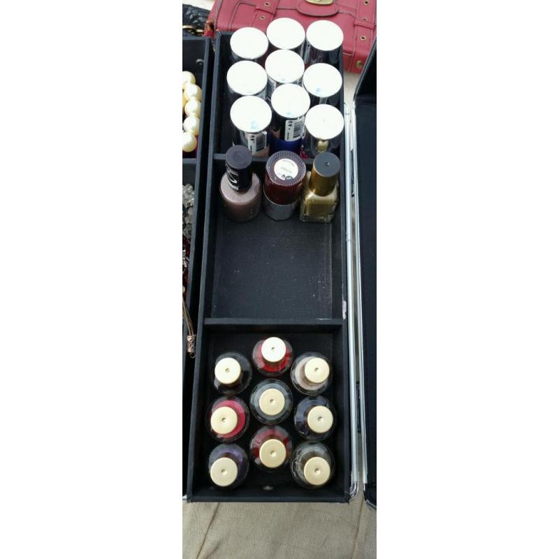 Assortment of nail varnishes including Nails Inc