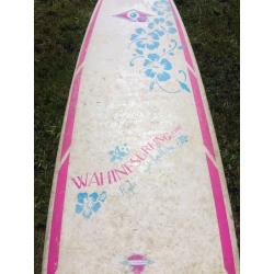 Bic mini mal surfboard, wahine 7'3"