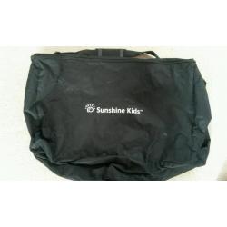 Car seat cover for airplane travel