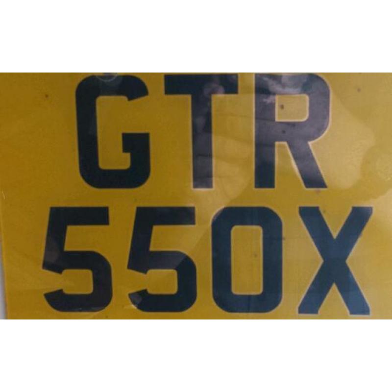 Cherished registration mark Nissan GT