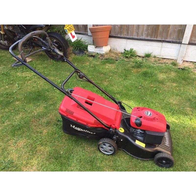 Mount field petrol lawn mower self propelled