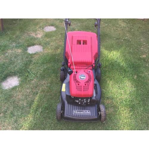 Mount field petrol lawn mower self propelled