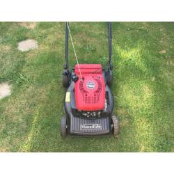 Mount field petrol lawn mower self propelled