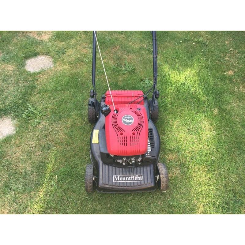 Mount field petrol lawn mower self propelled