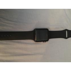 Apple Watch 42mm Space Grey, All Black Sport