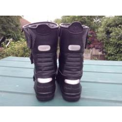 Frank Thomas Leather motorcycle boots