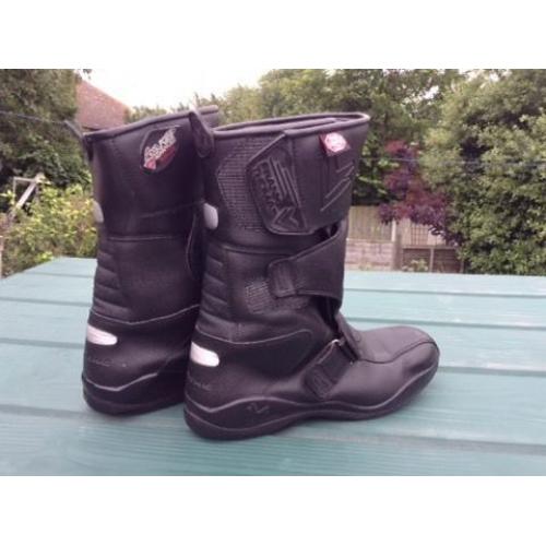 Frank Thomas Leather motorcycle boots