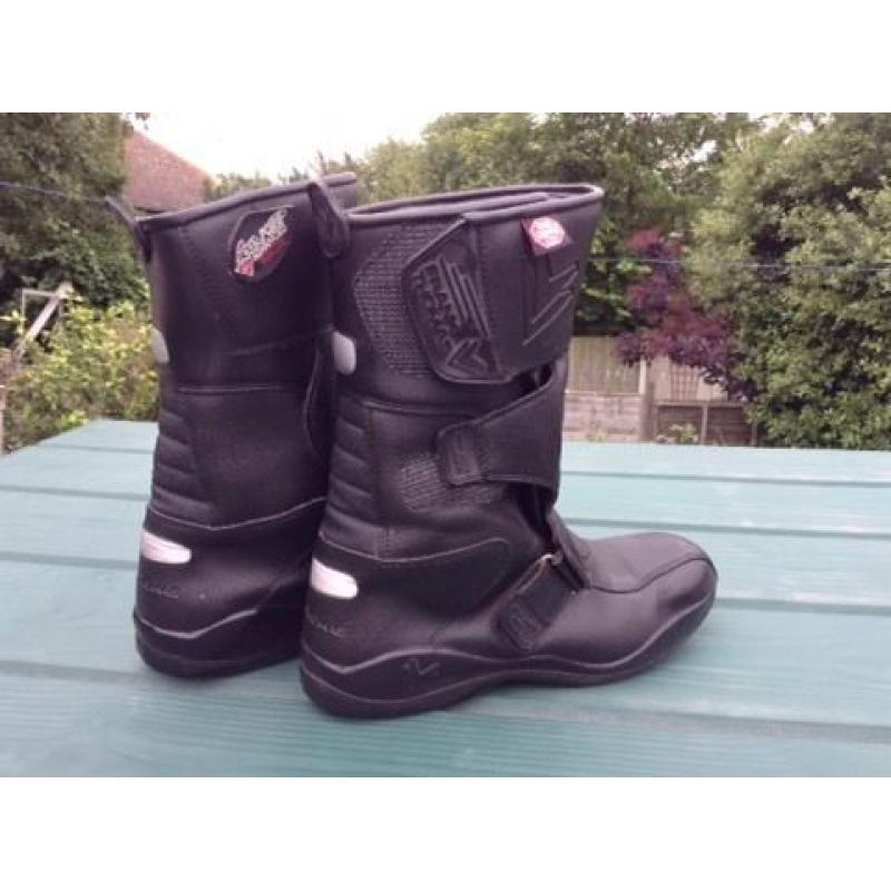 Frank Thomas Leather motorcycle boots