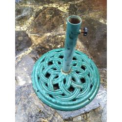 Cast iron sun umbrella base
