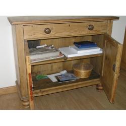 Antique pine dresser base/ cupboard