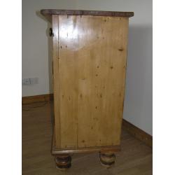 Antique pine dresser base/ cupboard