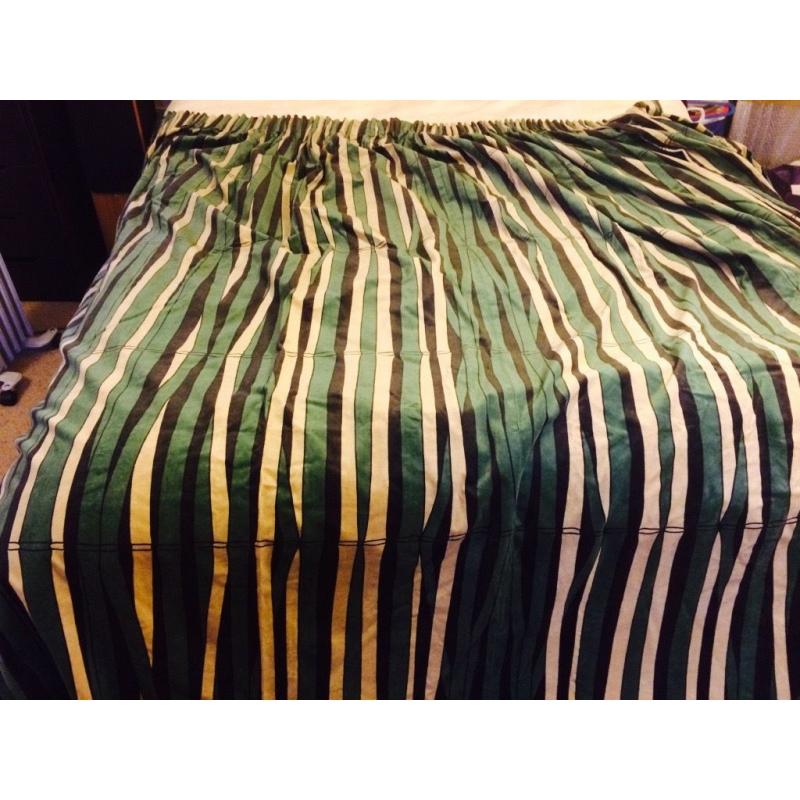 Vintage velvet curtains