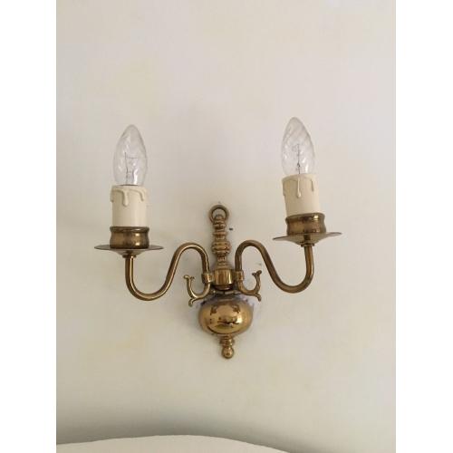 Candle wall light x2